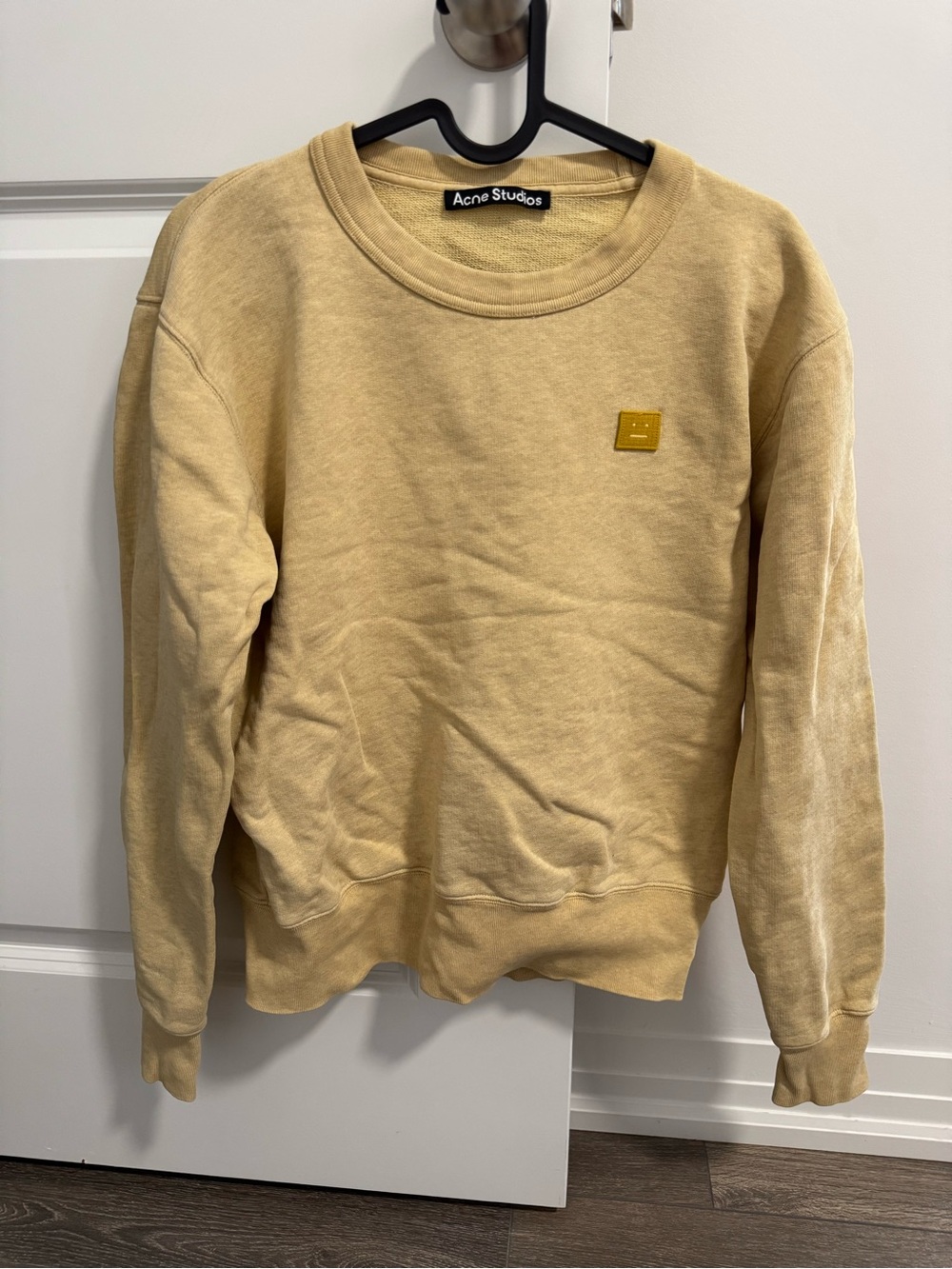 Acne Studios Yellow Crewneck Sweatshirt